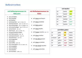 Vorschau - Arbeitsblätter - B1 Übersicht: Reflexivverben - Seite 3