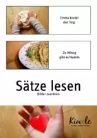 Vorschau - Spiele - Sätze lesen – Bilder zurodnen; für Erstleser - Deckblatt