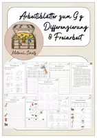Vorschau - Arbeitsblätter - 9 Arbeitsblätter zum G g - Deckblatt