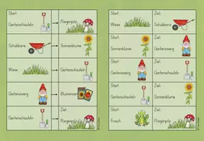 Vorschau - Spiele - Leselaufspiel Golo Gartenzwerg - Frühling - Seite 2