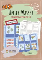 Vorschau - Bildkarten - Unter Wasser - Mengenkarten - Deckblatt