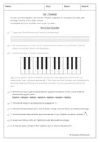 Vorschau - Stundenentwürfe - Musik: Tonleiter in Dur & Quintenzirkel - Arbeitsblätter + Lösung - Seite 3