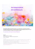 Vorschau - Spiele - Affirmationen im Glücksglas - Deckblatt