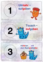 Vorschau - Arbeitsblätter - Wachsendes Materialpaket monstermäßige Stationen Klasse 1 Mathe - Seite 3