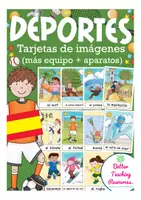 Vorschau - Präsentationen/Tafelbilder - DEPORTE tarjetas de imágenes Spanisch Bildkarten Sport - Deckblatt