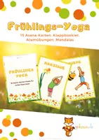 Vorschau - Stundenentwürfe - Yoga-Karten ,Frühling & Ostern' - Atemübung, Mandalas, Booklet - Deckblatt