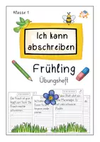 Vorschau - Arbeitsblätter - Materialpaket- Abschreibhefte Klasse 1 - Seite 1