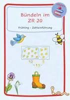 Vorschau - Arbeitsblätter - Bündeln im ZR bis 20 - Frühling - Deckblatt