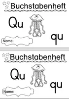 Vorschau - Arbeitsblätter - Miniheft zum Buchstaben Qu qu - Seite 2