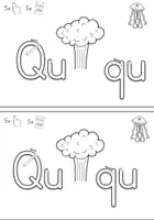 Vorschau - Arbeitsblätter - Miniheft zum Buchstaben Qu qu - Seite 3