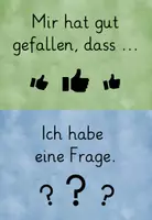 Vorschau - Merkblätter - Reflexion: Strukturkarten mit Satzanfängen - Deckblatt