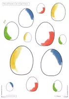 Vorschau - Arbeitsblätter - Osterwerkstatt - Farben - Seite 1