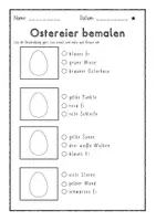 Vorschau - Arbeitsblätter - Materialpaket: Ostereier beschreiben - Seite 3