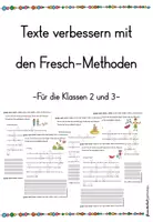 Vorschau - Unterrichtsreihen - Texte verbessern mit den Fresch-Methoden Gesamtpaket - Deckblatt