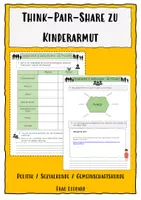 Vorschau - Stundenentwürfe - #edukiknaller2021 Think-Pair-Share zum Thema KINDERARMUT - Deckblatt