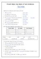 Vorschau - Arbeitsblätter - Present Simple, Past Simple und Past Continuous - Seite 2