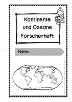 Vorschau - Unterrichtsreihen - Kontinente und Ozeane - Forscherheft, Lesetexte, Klappkarten, Bildkarten, Tafelmaterial, Sachunterricht Grundschule, Erdkunde - Seite 2