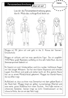 Vorschau - Unterrichtsreihen - Personenbeschreibung - Arbeitsblätter inklusive Kriterienkatalog und Bewertungsraster - Seite 3