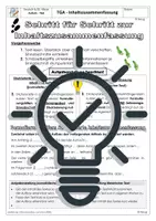 Vorschau - Arbeitsblätter - AB TGA Unterscheidung Inhaltszusammenfassung journ. + lit. - Deckblatt