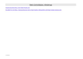 Vorschau - Arbeitsblätter - Schreibplan Mindmap Tiere beschreiben - Seite 1