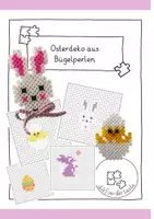 Vorschau - Mal- und Bastelvorlagen - Bügelperlen Osterdeko -Osterhasen, Eier- - Deckblatt
