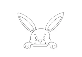 Vorschau - Mal- und Bastelvorlagen - Osterkörbe - Hase, Schaf und Küken- Mal- und Bastelvorlagen - Seite 2