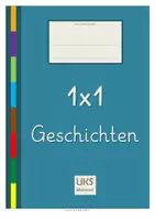 Vorschau - Unterrichtsreihen - SCHÜLERARBEITSHEFT Einmaleins-Geschichten als Schreib- und Texttraining in Grundschrift - Deckblatt