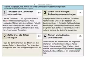 Vorschau - Unterrichtsreihen - SCHÜLERARBEITSHEFT Einmaleins-Geschichten als Schreib- und Texttraining in Grundschrift - Seite 2