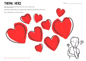 Vorschau - Arbeitsblätter - Biologie-Materialpaket: Herz (Humanbiologie) - Deckblatt
