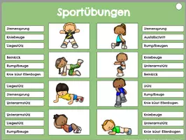 Vorschau - Interaktives Material - Sportunterricht Digital: Wie heißt die Übung? - Seite 1