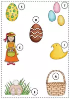 Vorschau - Arbeitsblätter - Mini-Lesespur Ostern (3-fach differenziert) - Seite 2