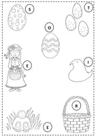 Vorschau - Arbeitsblätter - Mini-Lesespur Ostern (3-fach differenziert) - Seite 3