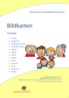Vorschau - Fördermaterial/Inklusion - Wortschatz Familie DaZ: Bild-Wort-Karten - Bildkarten DaZ - Deckblatt