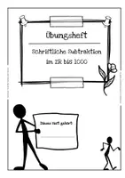 Vorschau - Arbeitsblätter - Schriftliche Subtraktion - Übungsheft Klasse 3 Mathematik - Seite 2