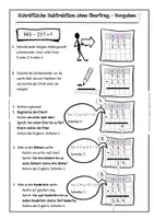 Vorschau - Arbeitsblätter - Schriftliche Subtraktion - Übungsheft Klasse 3 Mathematik - Seite 3