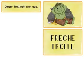 Vorschau - Aufgabenkarten - Karten zum Lesen und Zuordnen für Klasse 1 - Seite 3