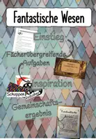 Vorschau - Stundenentwürfe - Fantasietier: bildliche Gestaltung und kreatives Schreiben - Deckblatt
