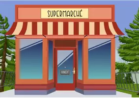 Vorschau - Präsentationen/Tafelbilder - interaktive PDF - faire les courses (Dis Donc 5 Unité 4) - Seite 1