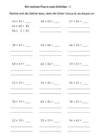 Vorschau - Arbeitsblätter - Mathe Addition in 2 Schritten bis 100 Klasse 2 - Deckblatt