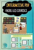 Vorschau - Präsentationen/Tafelbilder - interaktive PDF - faire les courses (Dis Donc 5 Unité 4) - Deckblatt