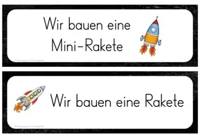 Vorschau - Poster - Wir erkunden den Weltraum - Teil 1 (Klasse 1-2) - Seite 2