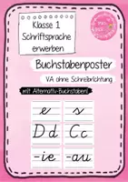Vorschau - Poster - Buchstabenposter - VA ohne Schreibrichtung - Deckblatt