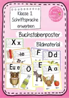 Vorschau - Poster - Buchstabenposter mit Buchstabenmaterial - Gesamtpaket - Seite 1