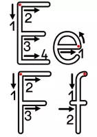 Vorschau - Poster - Buchstabenposter: Druckbuchstaben mit Schreibrichtung - Seite 3