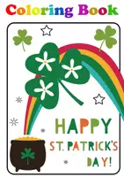 Vorschau - Arbeitsblätter - Saint Patrick's Day Coloring Book For Kids Activities / Malbuch zum St. Patrick's Day für Kinderaktivitäten - Deckblatt