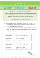 Vorschau - Arbeitsblätter - Englisch: Modalverben "be able to" or "be allowed to" - auch interaktiv - Seite 1