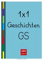 Vorschau - Unterrichtsreihen - LEHRERAUSGABE Einmaleins-Geschichten in Grundschrift Texttraining - Deckblatt