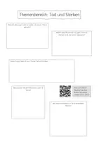 Vorschau - Arbeitsblätter - Tod und Sterben: Impulsblatt zum Einstieg (Religion 8/9) - Deckblatt