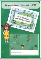 Vorschau - Interaktives Material - Leseabenteuer Piratenschatz: interaktives PDF - Deckblatt