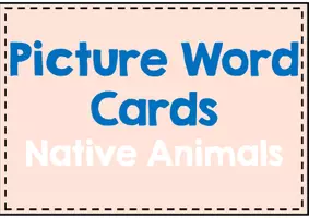 Vorschau - Bildkarten - AUSTRALIA Animals | Flashcards - Picture Word Cards - Seite 2